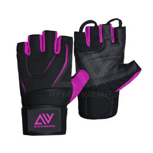 Gants de fitness de haute qualité pour hommes et femmes Gants de gymnastique en cuir pour l'haltérophilie et l'entraînement sportif disponibles à la vente - Product Image 1