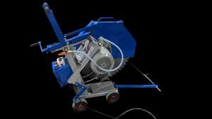 เครื่องตัดคอนกรีตเลื่อยพื้นคอนกรีตเลื่อยพื้นไฟฟ้าเลื่อยถนนเครื่องตัดร่องคอนกรีตเลื่อยเดินไปข้างหลัง - Product Image 4