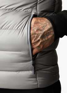 เสื้อกั๊กพัฟเฟอร์ลำลองสำหรับผู้ชาย ปี 2025 เสื้อคลุมแบบไม่มีแขน ทรงพอง มีซิป กันน้ำ อุ่นสำหรับฤดูหนาว เหมาะสำหรับกิจกรรมกลางแจ้ง ผลิตจากโพลีเอสเตอร์ 100% - Product Image 5