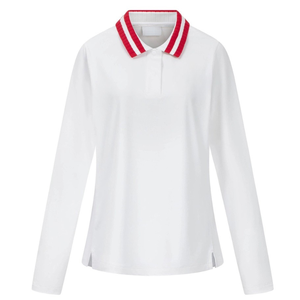 Ropa Deportiva para Golf, Camisas de Mujer de Manga Larga, Tejido de Punto, Antiarrugas, Algodón, Ajuste Personalizado, Logotipo Personalizado + Diseño OEM ODM, Transpirable - Product Image 4