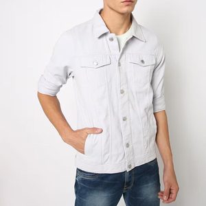 New Fashion Design High Quality <b>Men</b> <b>Denim</b> <b>Jacket</b> Wholesale Price Custom Made <b>Men's</b> <b>Denim</b> <b>Jackets</b> - Product Image 1