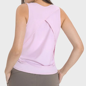 Haut court décontracté pour femme, vêtement de sport léger en coton et polyester, débardeur court pour femme - Product Image 2