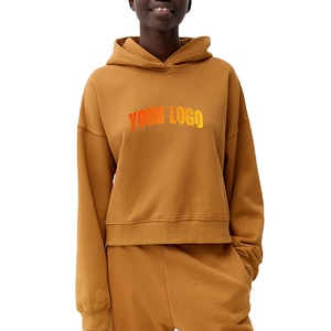 Sweat à capuche personnalisé en molleton épais 100% coton, délavé à l'acide et au sel, coupe oversize à épaules tombantes, avec impression brodée personnalisée - Product Image 1