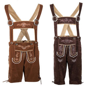Costume de carnaval Oktoberfest pour homme, vêtements de rue, Lederhosen bavarois, short pour homme - Product Image 4