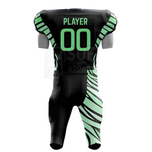 Uniforme de Fútbol Americano para Adultos de Último Diseño, Transpirable, Manga Corta, 100% Poliéster, Personalizable, Alta Calidad, Venta al Por Mayor - Product Image 2