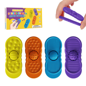 Slider Sensoriali in Silicone Antistress per Autismo, Giocattoli Antistress per Adulti, Ufficio, Viaggio e <span class=keywords><strong>Classe</strong></span> - Product Image 2