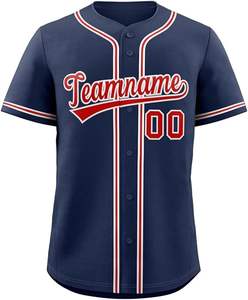 Camiseta de béisbol con plumón, número de nombre personalizado, ropa deportiva de tendencia completa para hombres, mujeres, jóvenes, opción de talla grande - Product Image 5
