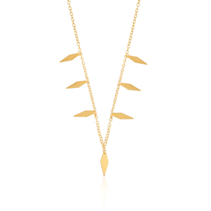 <b>Simple</b> Plain Brass Jewelry Handmade <b>Necklace</b> Solid Brass <b>Gold</b> Plated <b>Necklace</b> Women Jewelry <b>Necklace</b> For Casual Party Gift - Product Image 1