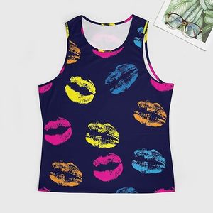 Débardeurs de sport pour hommes Neon Lips, sans manches, 100% coton, pour la musculation, la gym, le fitness, ODM, vente en gros - Product Image 2