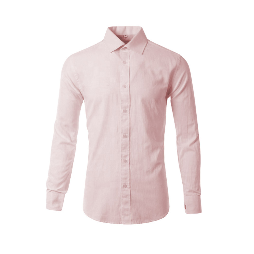 slim fit dress slacks Men's Silk Shirts SJ Gray - Dress Shirt-Men-Fashion main image 1