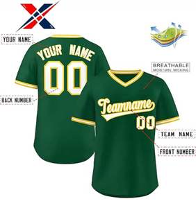 Maillot de baseball professionnel équipe porter prix de vente en gros qualité personnalisé votre propre conception et logo tissu confortable - Product Image 6