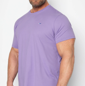 Camiseta de colección de verano para hombre, camiseta informal con cuello 0, camiseta lisa, logotipo personalizable industrial, Ropa de punto OEM/ODM Bangladesh - Product Image 4