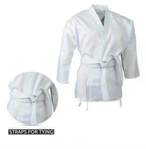 ชุดคาราเต้ผ้าฝ้าย100% สำหรับผู้ชายและผู้หญิงชุดคาราเต้คอตตอนดีไซน์โลโก้จากปากีสถาน - Product Image 3