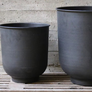 Handmade <b>Small</b> Indoor Ceramic Flower Planter <b>Pot</b> with Unique Design Antique Imitation Style Polished Finish - Product Image 1