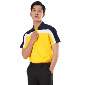 เสื้อโปโลแขนสั้นผ้าโพลีเอสเตอร์เสื้อโปโลสำหรับนักธุรกิจชายเสื้อโปโล - Product Image 1