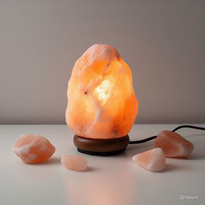 Handcrafted Eco-Friendly Natural Salt <b>Lamps</b> Himalayan Salt Night Light Crafted with Care - Product Image 2