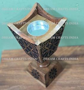 เตาเผาบัคฮูร์ไม้กระถินเทศขนาดใหญ่ งานฝีมือโบราณ ทนทาน 100% ธรรมชาติ ของขวัญทางศาสนาแบบดั้งเดิมสำหรับเดือนรอมฎอน - Product Image 2