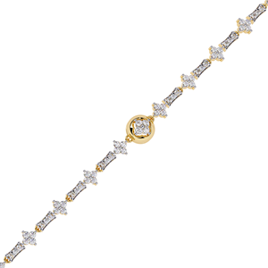 Elegant Lab Diamond Tennis <b>Bracelet</b> 14k 18k 10k Gold or 925 <b>Silver</b> Dainty Womens Diamond <b>Bracelet</b> Bridal, Anniversary, - Product Image 3