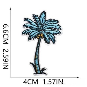 Parche de planchado para coser en la ropa DIY para ropa, tetera, bordado de tortuga, apliques Fusible, insignia, bolsa, decoración de rayas - Product Image 3