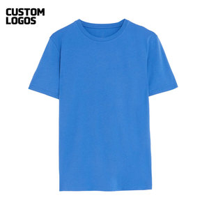 Camiseta de cuello redondo de ajuste regular de algodón Pima 100% para hombre - Product Image 3