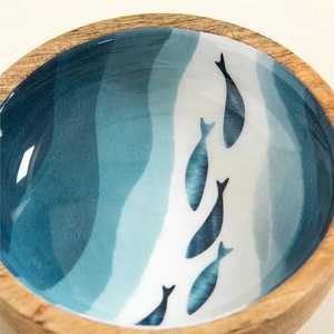 Cuenco de madera personalizado para el hogar, utensilios de cocina de alta calidad, cubiertos de madera de Acacia Natural, cuenco de ensalada sostenible - Product Image 2