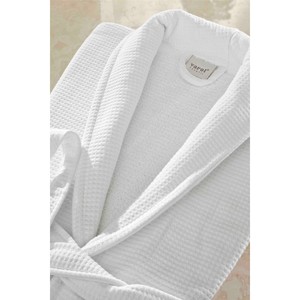 Albornoz de Hotel Serie Eresbos con Cuello Chal, Amenidades Elegantes para Huéspedes - Product Image 1
