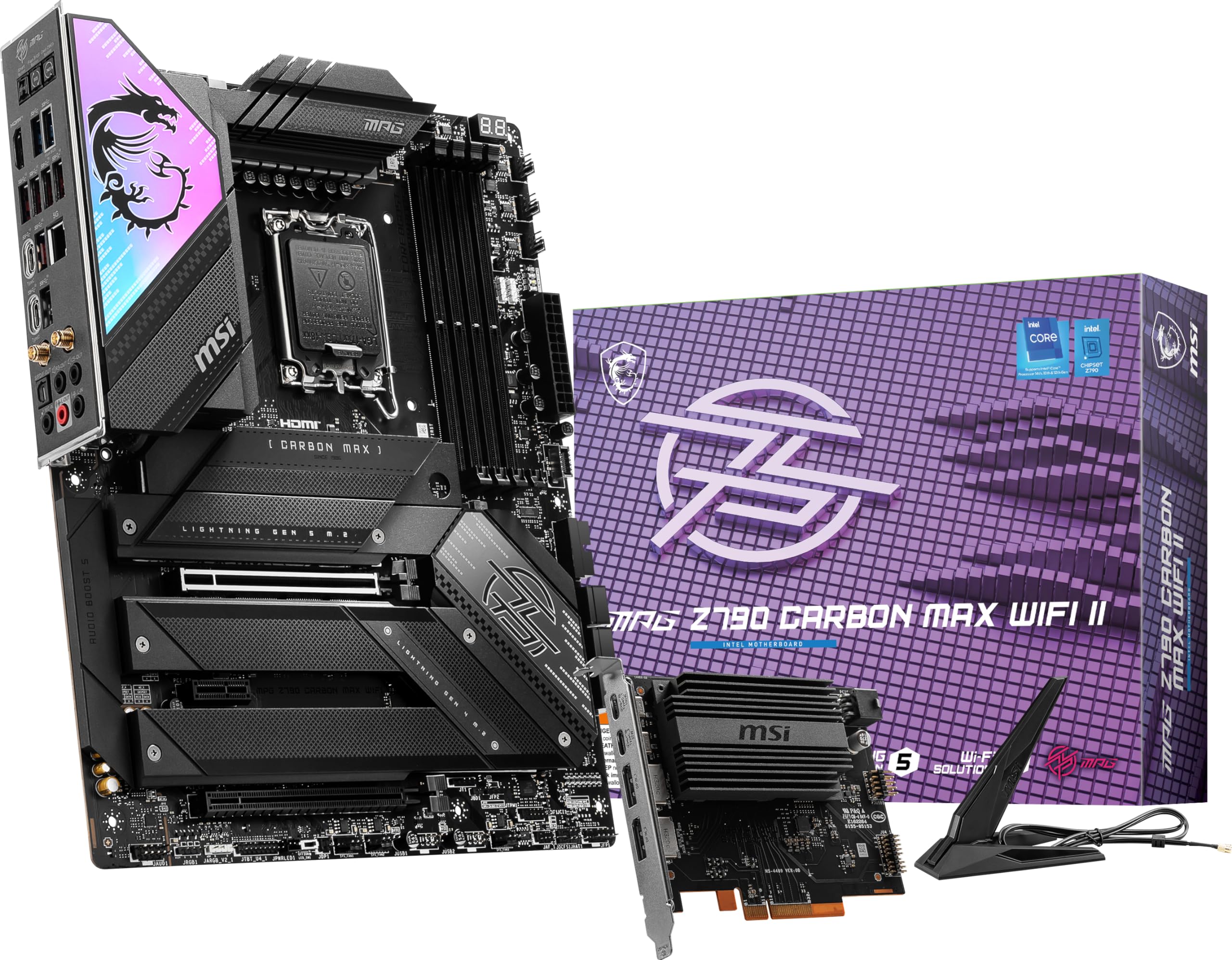 MSI MPG Z790 CARBON MAX WIFI II with Intel Core I9 14900K