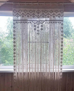 Coustmized <b>Macrame</b> Door <b>Curtain</b> | Large Wedding Backdrop Wall Hanging Tapestry - Product Image 3