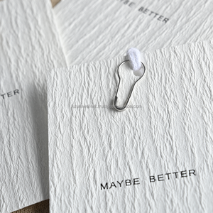 Personalised Paper Tag Cards for Clothing Customised Garment Tag Different Shape and Color Tag Card Best Quality Paper Cards - Product Image 2