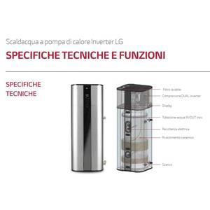 Pour chauffe-eau à pompe à chaleur LG WH27S 270L A+ avec connectivité Wi-Fi - Product Image 4
