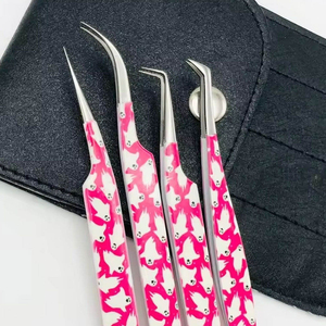 Pinces à cils de qualité supérieure pour salon de coiffure, avec poignée en fibre antidérapante et prix compétitif - Product Image 3