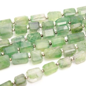 Cuentas con forma de pepitas facetadas de fluorita verde Natural de alta calidad para hacer joyas de diseñador de proveedor indio a la venta - Product Image 2