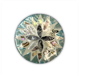 Mother Of Pearl Jewelry With Floral Coasters Sets Inlay Lid Handmade Seashell Decorative Storage Organizer <b>For</b> Vanity <b>Home</b> Decor - Product Image 6