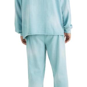 Survêtement vintage délavé sur mesure pour hommes, vente en gros, dernière conception, col à capuche, motif uni, prix bas - Product Image 4