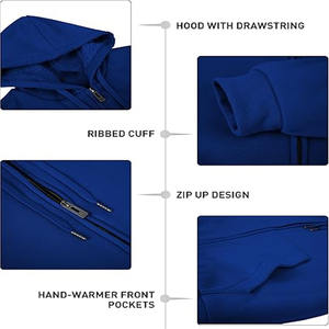 เสื้อมีฮู้ดแบบสั่งตัดสำหรับผู้ชายเสื้อฮู้ดแบบซับลิเมชันชุดเดรสกีฬา - Product Image 6