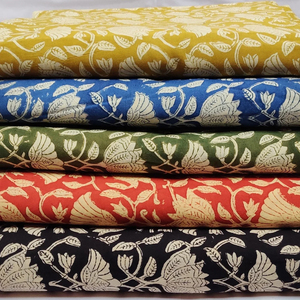 Tissu ethnique indien, tissu ample en cours d'exécution, tissu de cour, tissu imprimé en blocs, matériel de couture pour femmes - Product Image 1