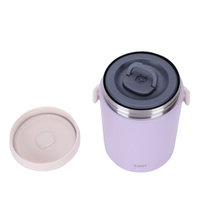 1.8L 3 en 1 Rechargeable Double Couche Isolation Thermique Thermique En Acier Inoxydable 304 Fiole Isolée Sous Vide Thermos Pot Alimentaire