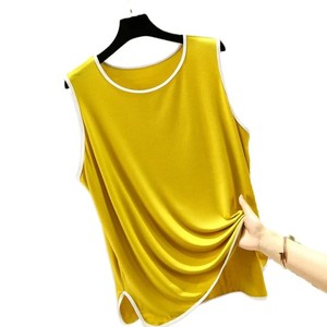 Débardeur Femme Tendance 2024 en Coton Écologique 220 g/m² Respirant Col Rond Personnalisable avec Logo Frontal pour Gym et Streetwear - Product Image 3