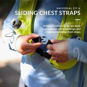 Custom Polyester Tactical <b>Hydration</b> Running Vest Backpack with Water <b>Bladder</b> for Hiking Running - Product Image 5