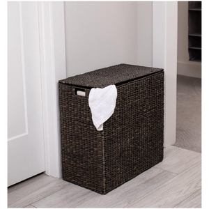 Cesto de Lavandería de Jacinto de Agua de 2 Secciones con Tapa y Bolsas Interiores Extraíbles de Vietnam, Precio al por Mayor - Product Image 5