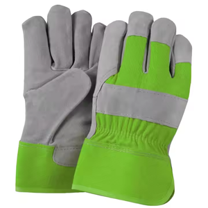 Gants de sécurité en cuir de vachette fendu de haute performance pour la construction industrielle, le jardinage et la protection des mains - Product Image 5