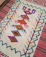 Tapis personnalisé berbère vintage marocain Tapis en laine fait à la main en laine OEM Rectangle lavable décoratif maison Tapis extérieur OEM disponible