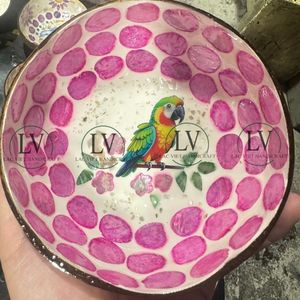 Cuenco de cáscara de coco con Incrustaciones de nácar ecológico con colorido de alta calidad hecho a mano de mayoristas de Vietnam - Product Image 2