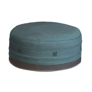 Gorro de Oración Musulmán Azul Marino para Hombre, Gorro Kufi Rígido, Tocado Islámico, Tela Resistente, Namaz Topi, Venta al por Mayor - Product Image 5