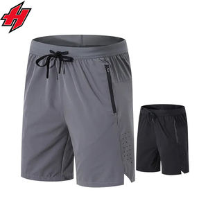 Pantalones cortos deportivos para correr de verano de alta calidad para hombre, pantalones cortos de gimnasio más vendidos, cintura sólida con cordón, estambre de calle alta - Product Image 4