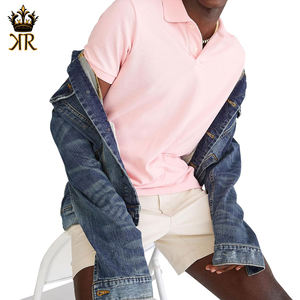 Chemises polo pour hommes en coton respirant, nouvelle conception estivale, anti-froissement, séchage rapide, unies, 100% coton, entièrement personnalisables - Product Image 4