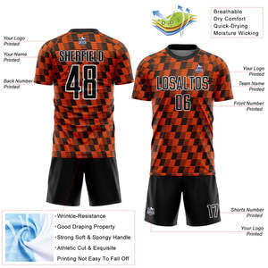Options d'uniformes de football modernes pour l'entraînement professionnel régulation de la transpiration confortable respirante et soutien renforcé flexible - Product Image 5