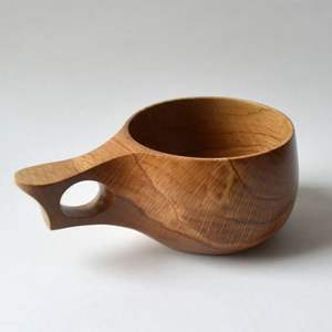 ถ้วยชาทำจากไม้ธรรมชาติทำจากไม้ธรรมชาติสำหรับไวน์กาแฟน้ำร้อนเครื่องดื่มเย็นถ้วยชาไม้สไตล์ญี่ปุ่น - Product Image 1