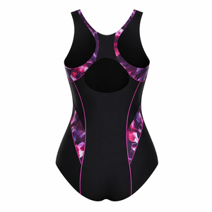 Maillot de bain bikini découpé de luxe pour femme, collection 2025, sexy, taille haute, imprimé devant, service OEM, antibactérien, réversible - Product Image 2