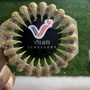 Luxury Mechanical Moissanite Smart <b>Glass</b> Watch Diamond Tester Iced Stainless Steel Bezel Rapper <b>Men's</b> Vvs Diamond - Product Image 2